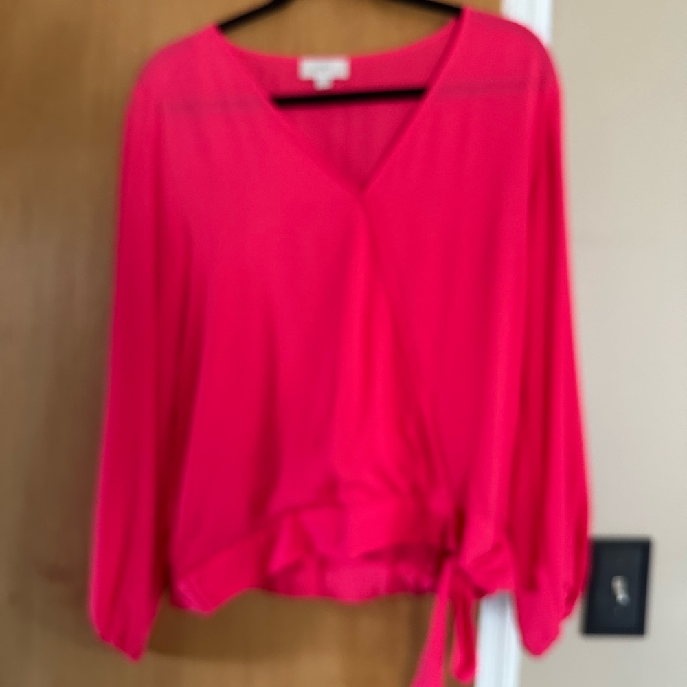 LOFT Pink Sheer Medium top